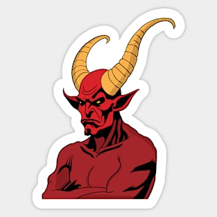 Disgruntled Demon Sticker